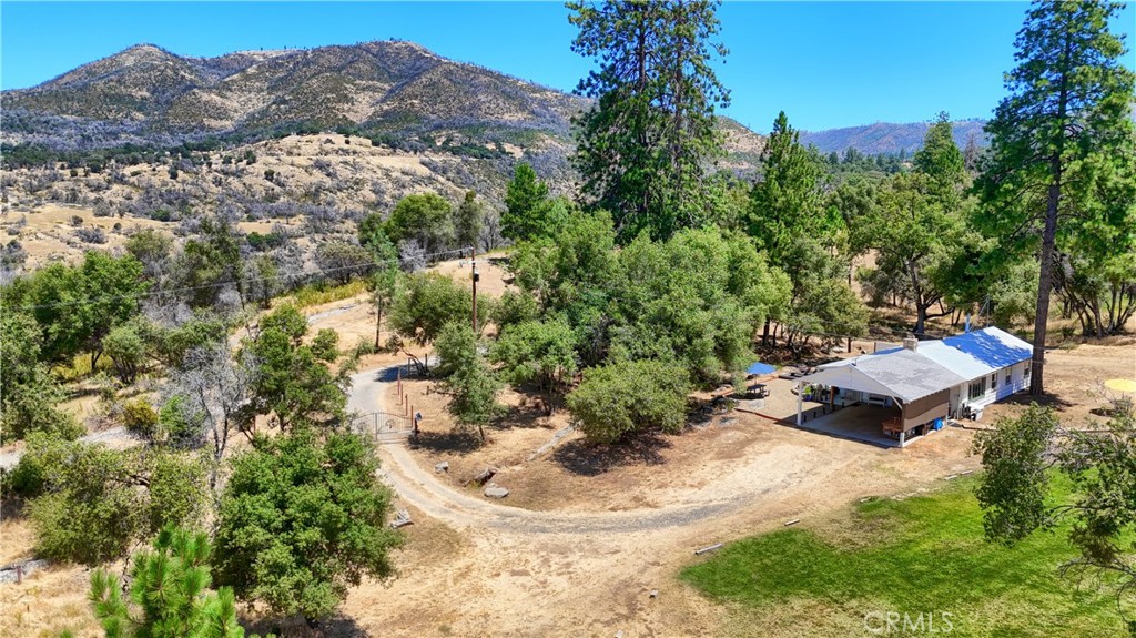 5641B Darrah Road Mariposa, CA 95338 - Photo 40 of 55 an aerial view of a house with a yard