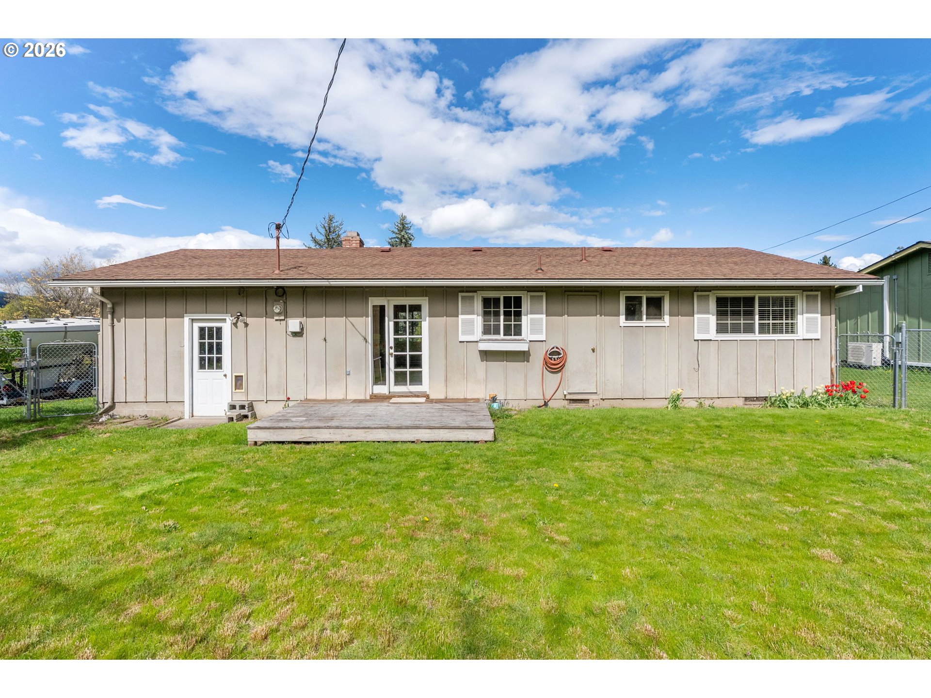 2419 Prospect Avenue Hood River, OR 97031 - Photo 9 of 27 a view of a house with a backyard