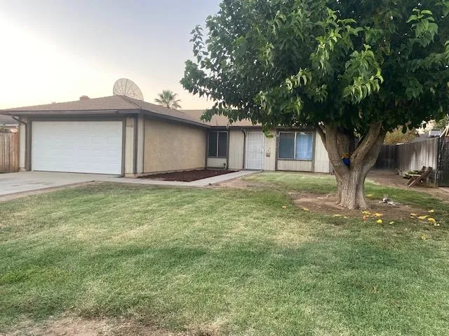 a house that has a tree in front of it