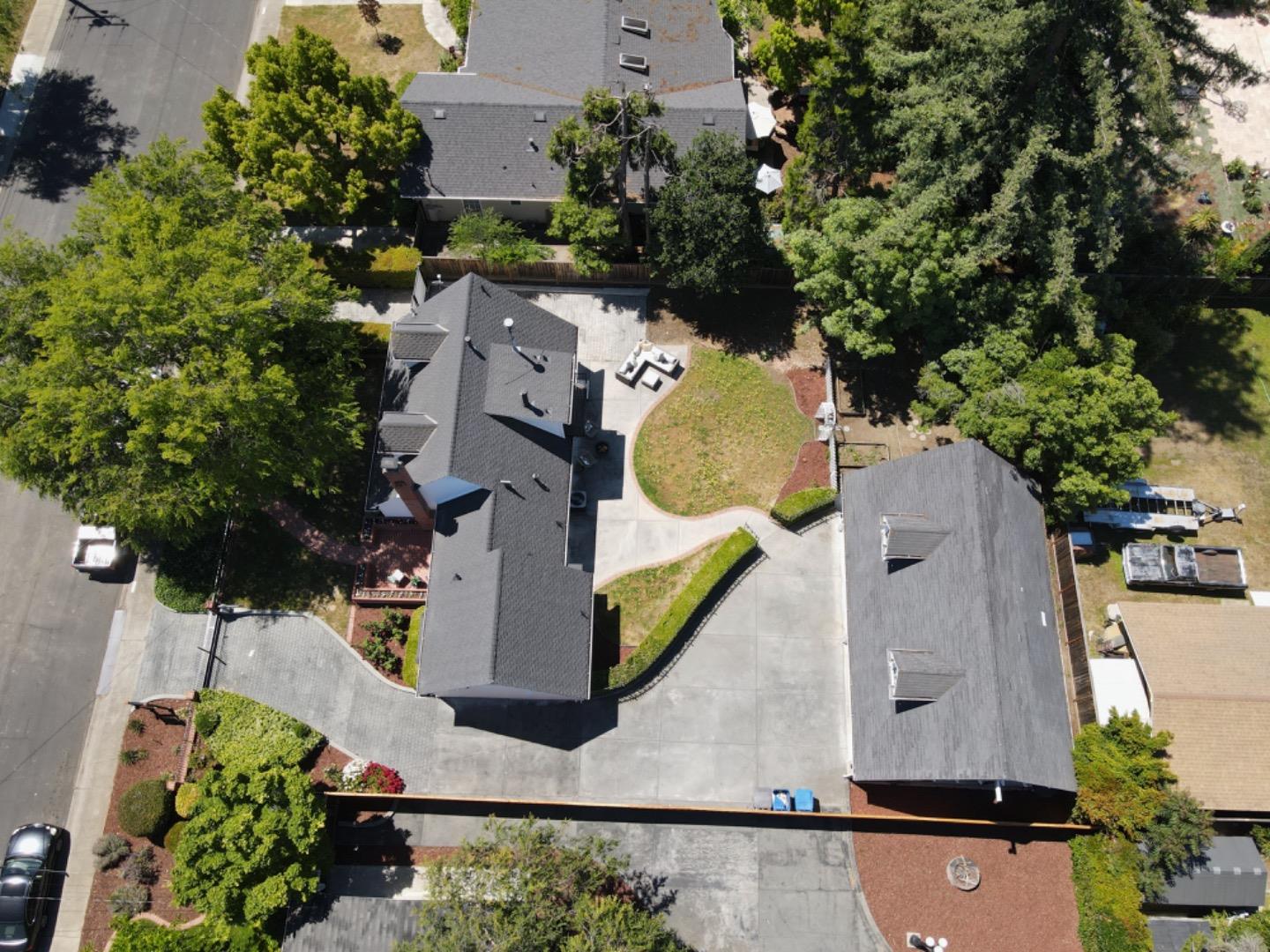 121 Jane Ann Way Campbell, CA 95008 - Photo 38 of 38 an aerial view of a house with a swimming pool