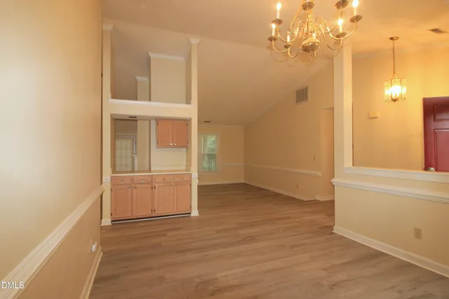 wooden floor in an empty room