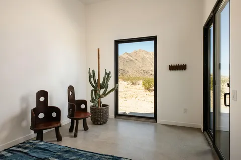 a building with trees in front of it