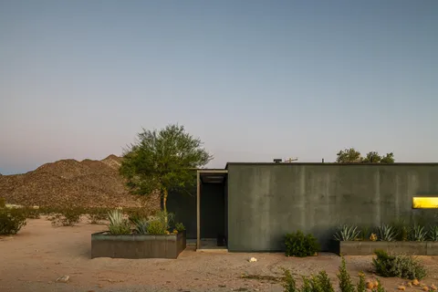 a view of a terrace with a lake view
