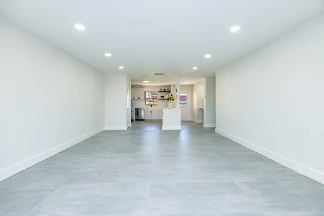 a view of empty room