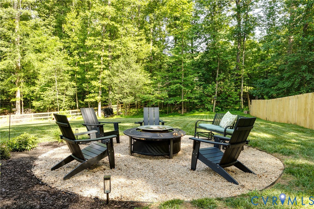 2973 Three Bridge Road Powhatan, VA 23139 - Photo 20 of 23 Cozy evenings await around the custom firepit