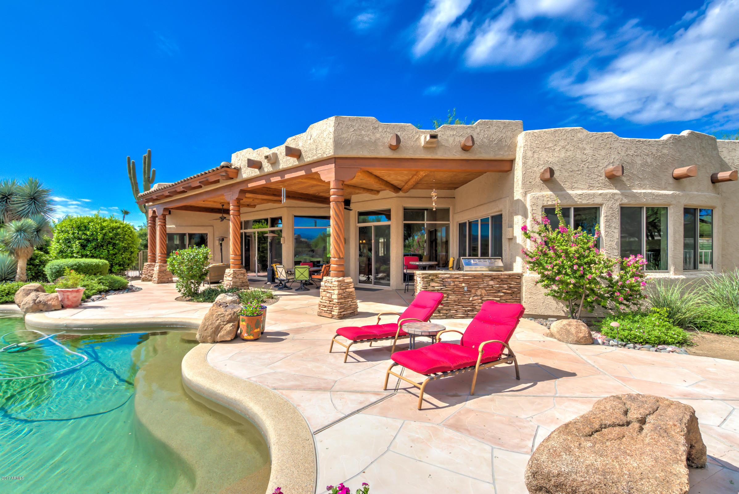 18402 East Picacho Road Rio Verde, AZ 85263 - Photo 32 of 43 Decorative Pool Deck