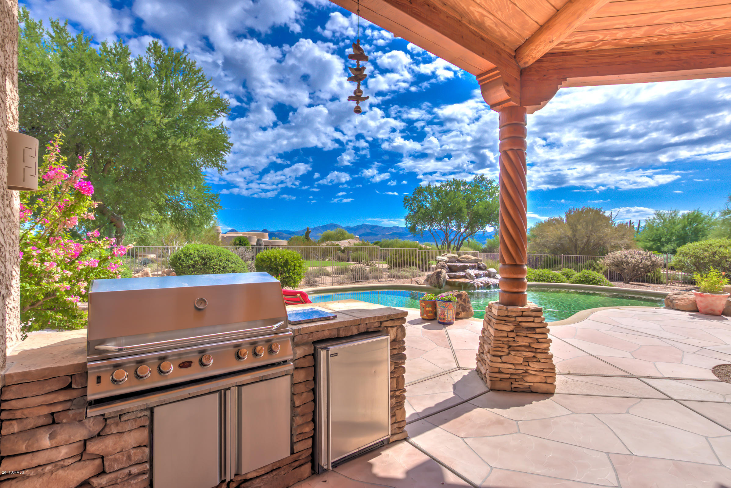 18402 East Picacho Road Rio Verde, AZ 85263 - Photo 33 of 43 Outdoor kitchen grille