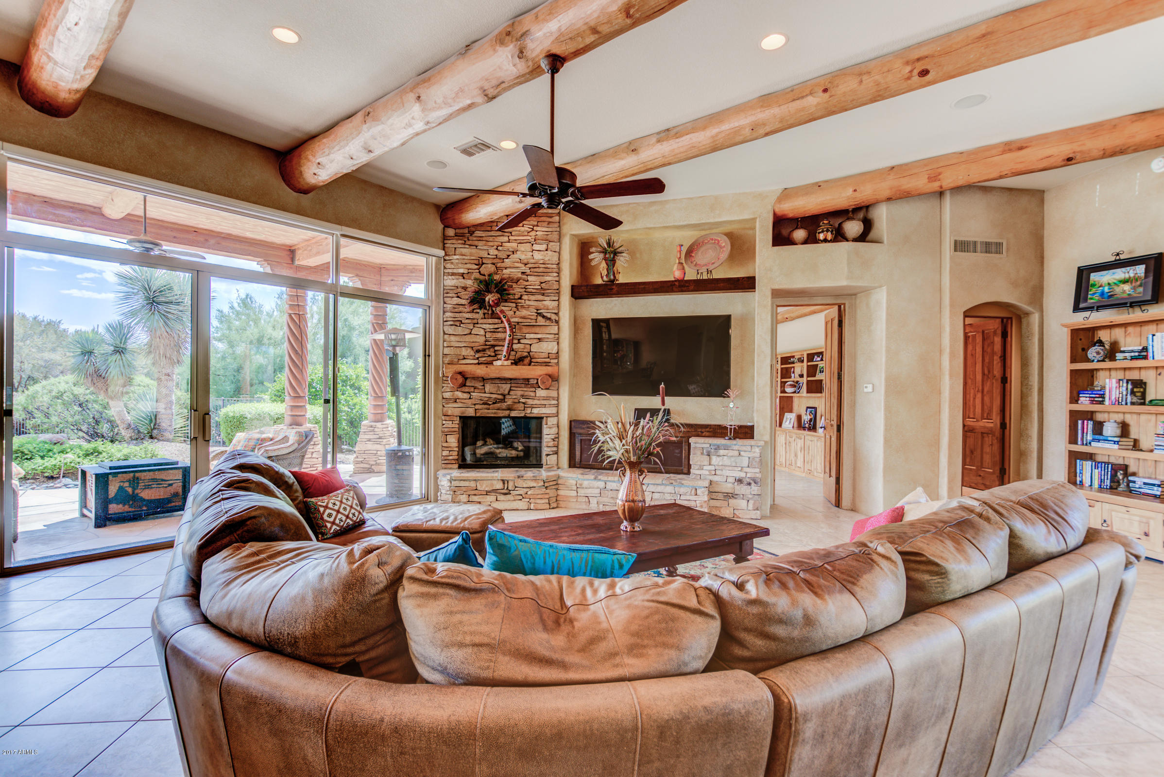 18402 East Picacho Road Rio Verde, AZ 85263 - Photo 4 of 43 Beautiful Beamed Ceilings