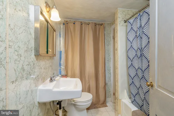 a bathroom with a sink and a toilet