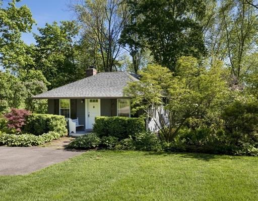 61 Musketaquid Road Concord, MA 01742 - Photo 17 of 19 a view of a house with garden and backyard