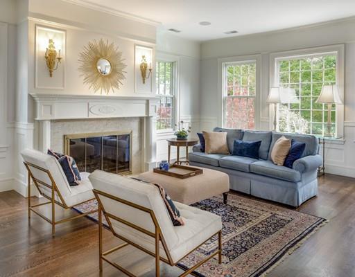 61 Musketaquid Road Concord, MA 01742 - Photo 5 of 19 a living room with furniture and a fireplace