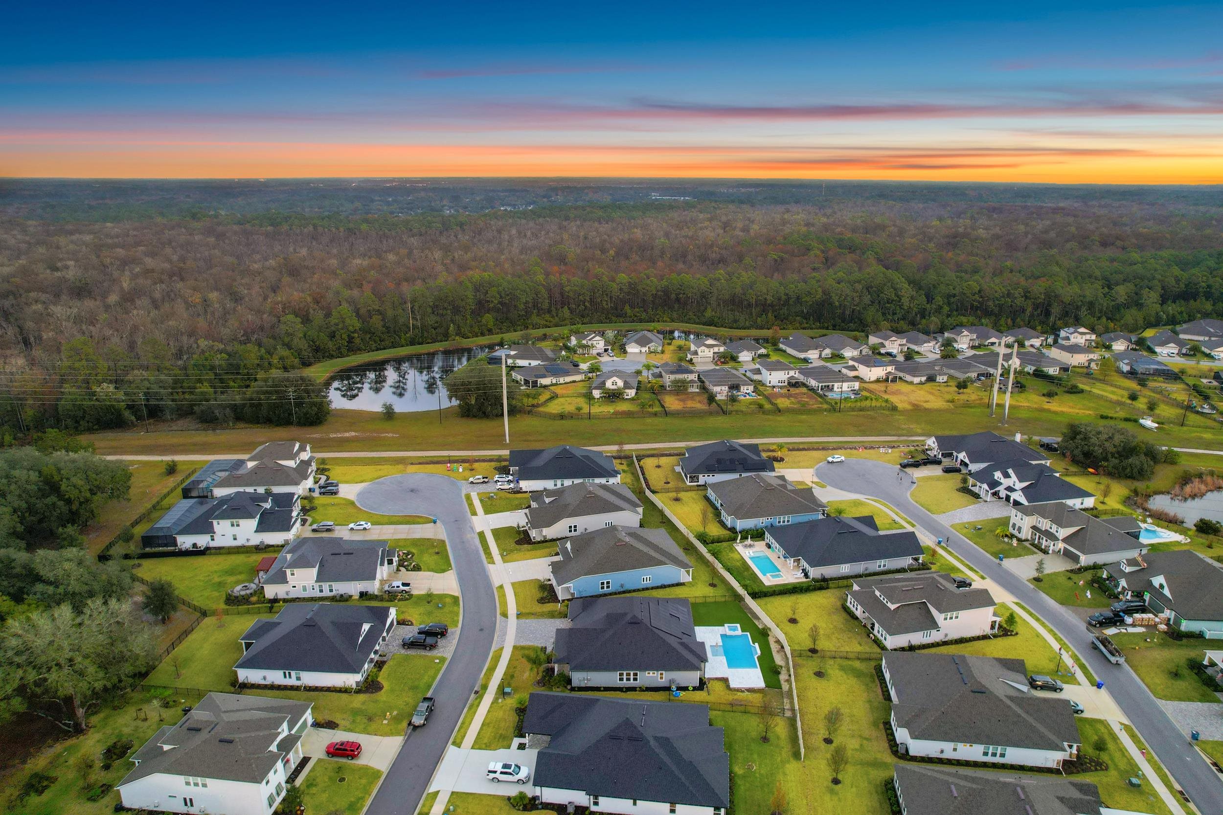 64 Oak Cluster Lane St. Augustine, FL 32092 - Photo 51 of 59 a view of a city with lawn chairs