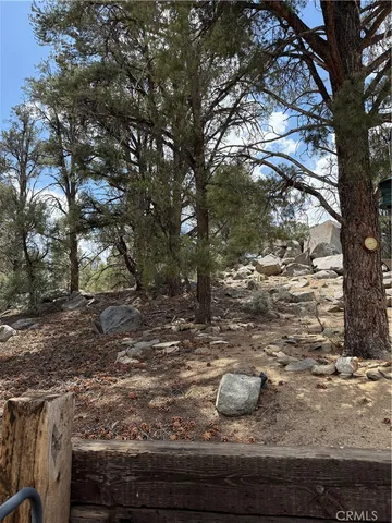 a view of an outdoor space with granite countertop