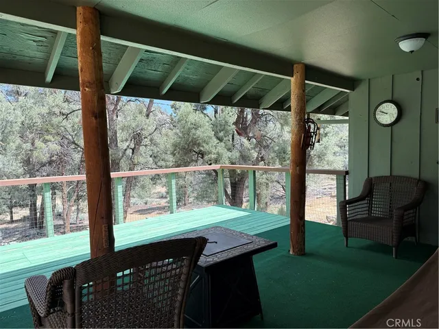 a view of an outdoor sitting area