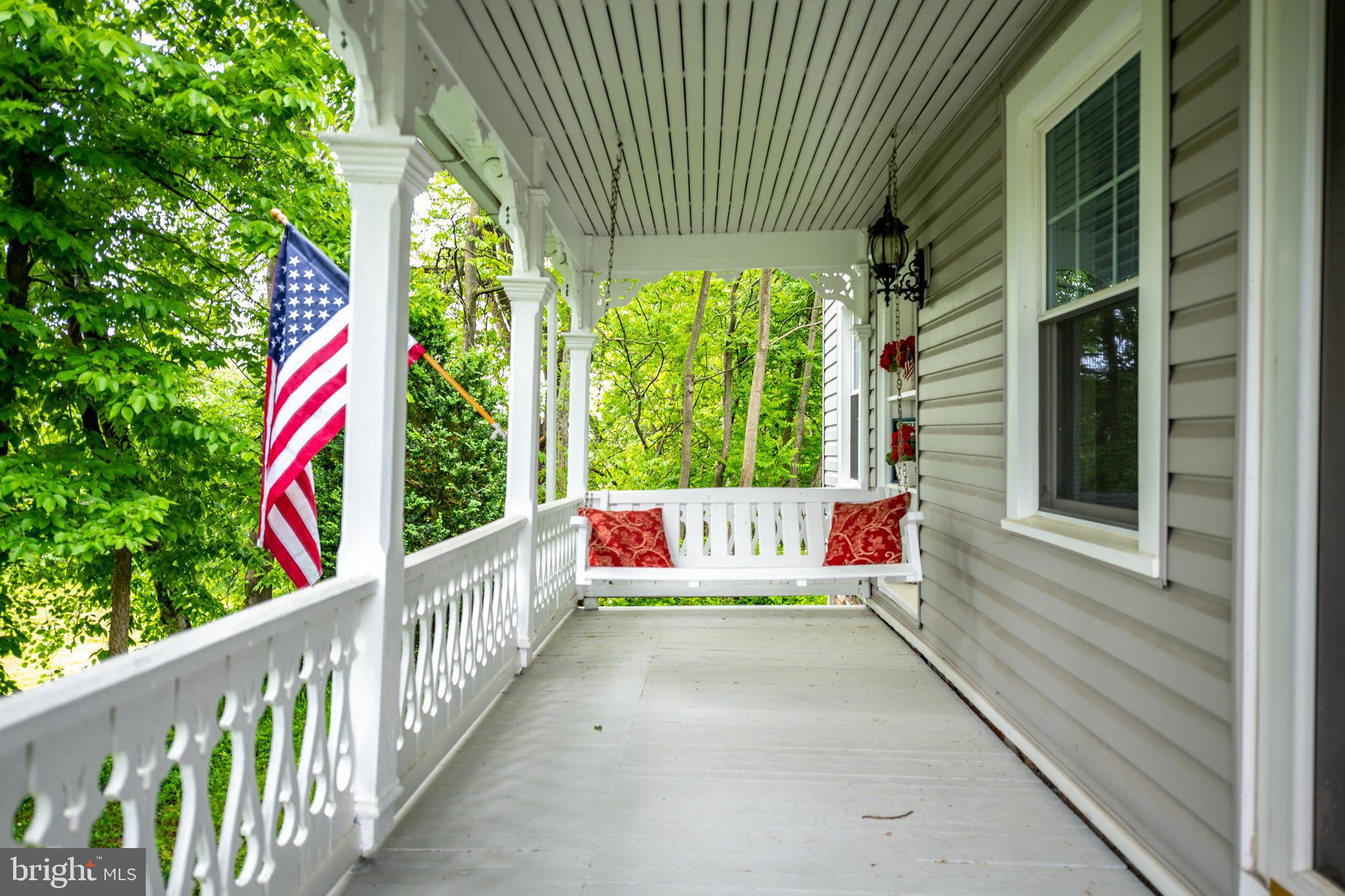 142 White Hall Road Winchester, VA 22603 - Photo 3 of 53 Front porch view 1 with swing