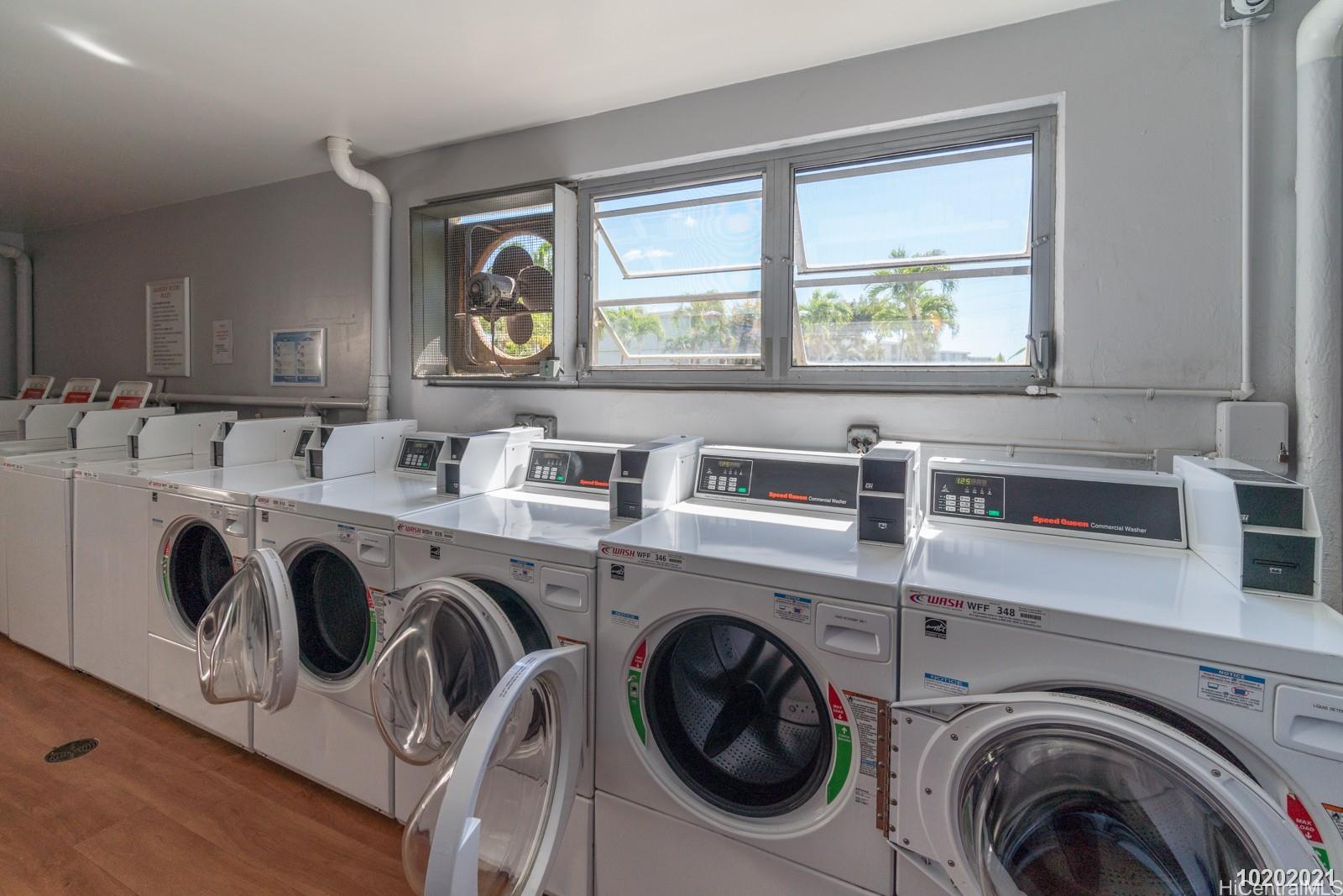 98-1038 Moanalua Road, Unit 1901 Aiea, HI 96701 - Photo 21 of 22 Easy, clean community laundry at bottom of tower.