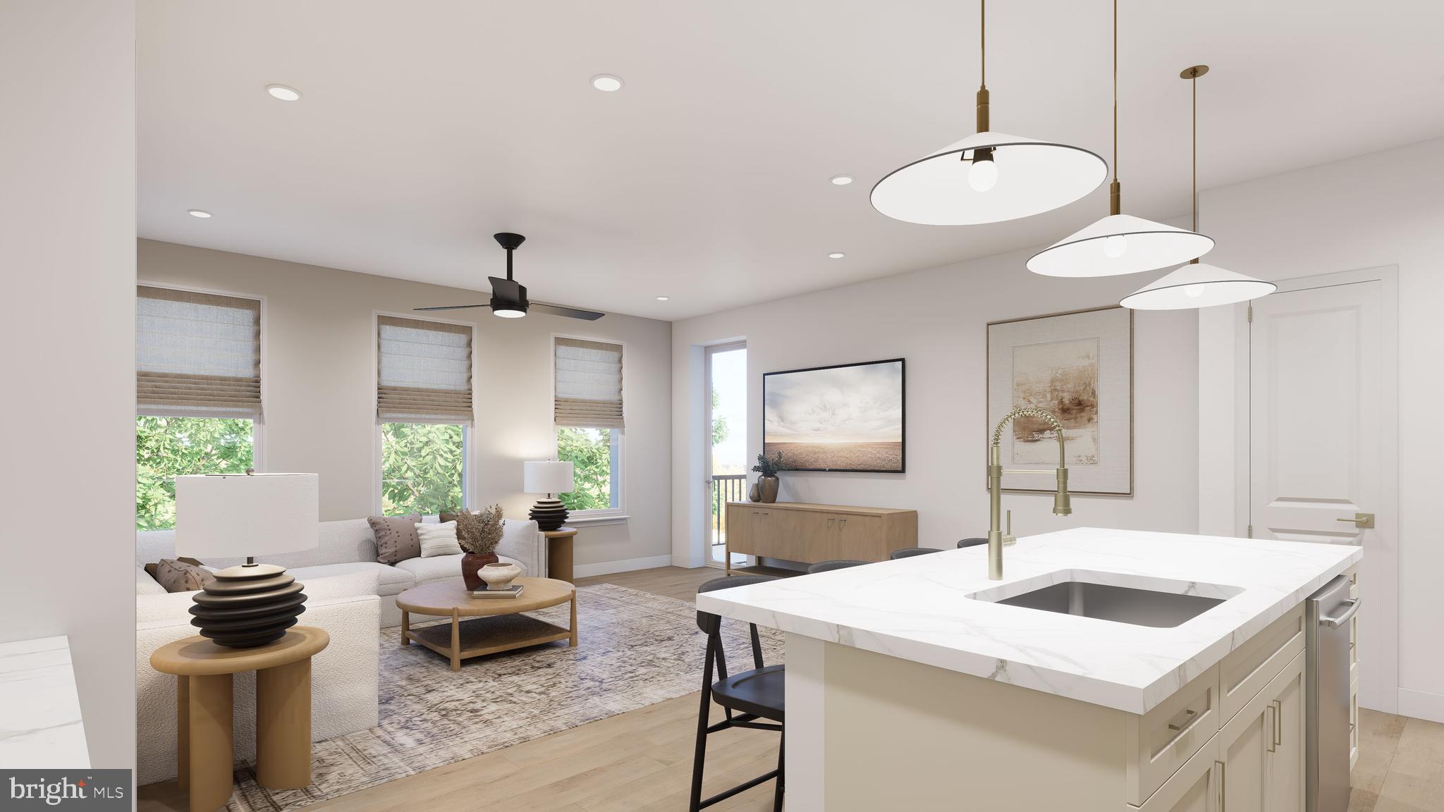 9475 Sprague Avenue, Unit 306 Fairfax, VA 22031 - Photo 24 of 25 Open Floor Plan - Rendering