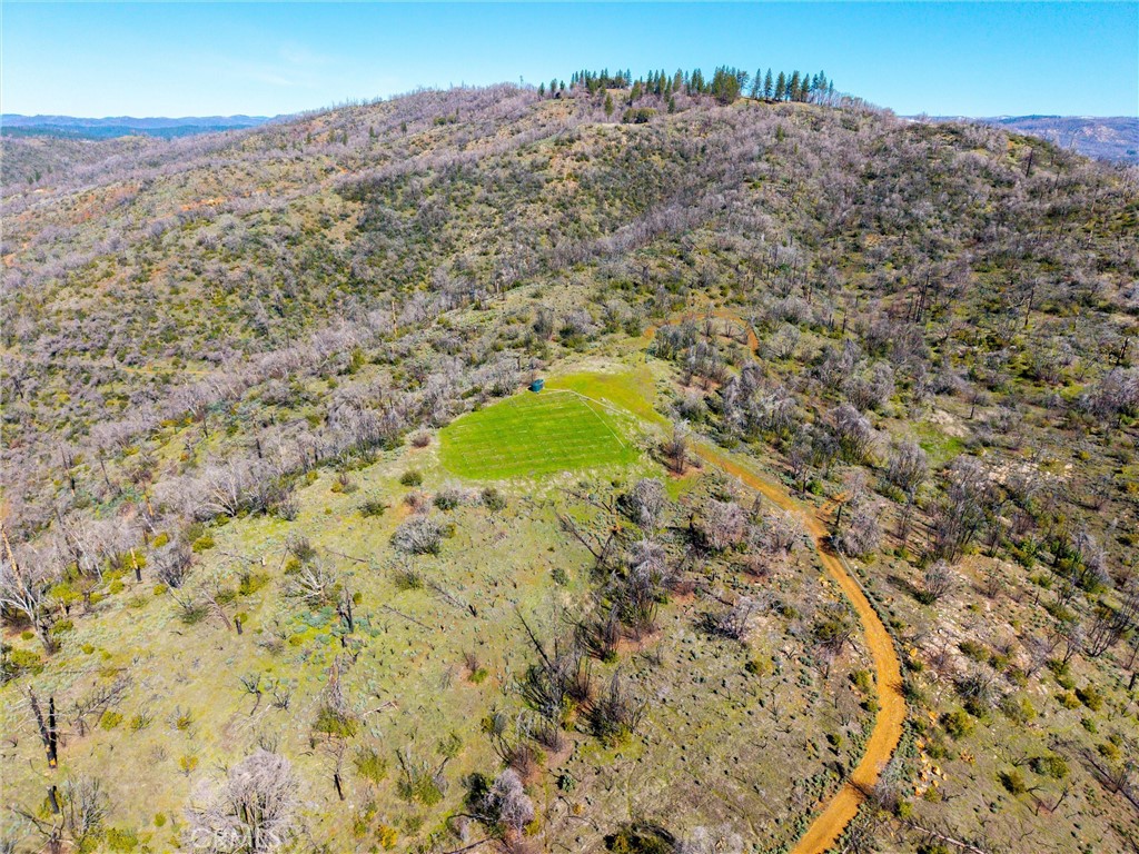 0 Big Ridge Road Berry Creek, CA 95916 - Photo 8 of 25 a view of a dry yard with wooden fence