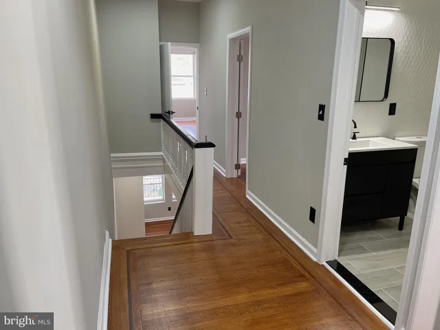 a view of front door and hallway