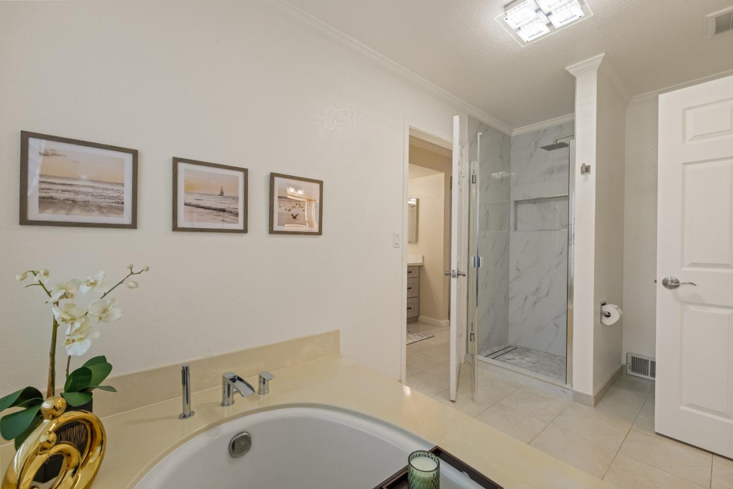 2896 Ransford Avenue Pacific Grove, CA 93950 - Photo 18 of 28 a bathroom with a sink and a mirror