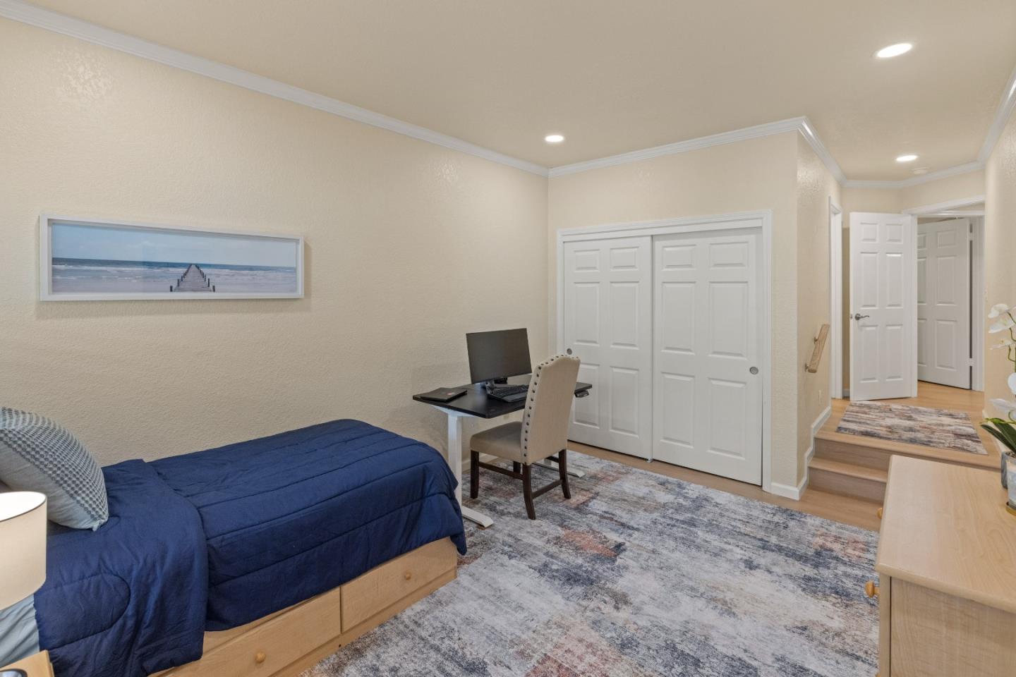 2896 Ransford Avenue Pacific Grove, CA 93950 - Photo 20 of 28 a workspace with furniture and wooden floor