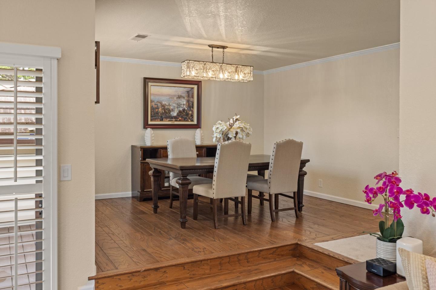 2896 Ransford Avenue Pacific Grove, CA 93950 - Photo 9 of 28 a dining room with furniture and chandelier