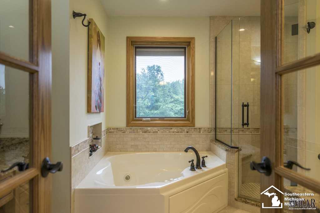 1845 West Sterns Road Temperance, MI 48182 - Photo 26 of 45 Master Bath w/French Doors