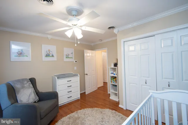 a view of livingroom with furniture and wooden floor