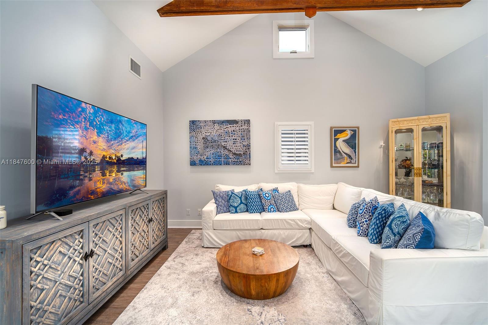 1114 Packer Street Key West, FL 33040 - Photo 85 of 98 a living room with furniture and a flat screen tv