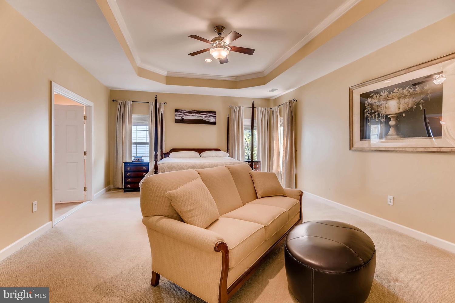 9824 Kraft Hill Road Perry Hall, MD 21128 - Photo 17 of 30 Master suite with tray ceiling
