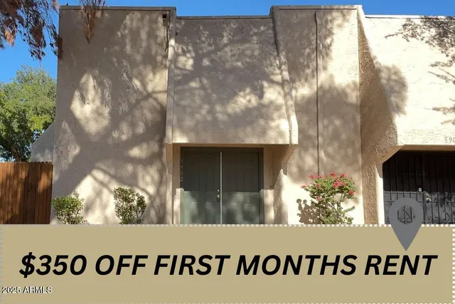 a view of a wooden door