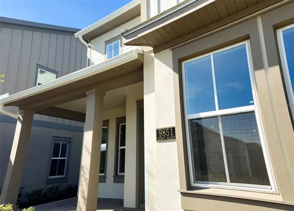 a view of front door