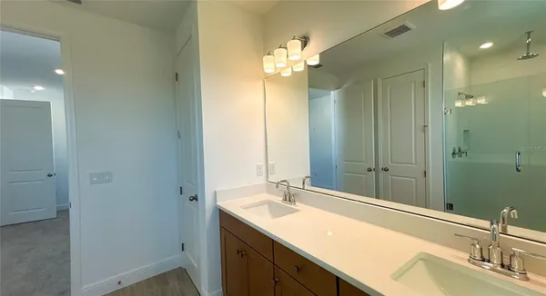 a view of closet area