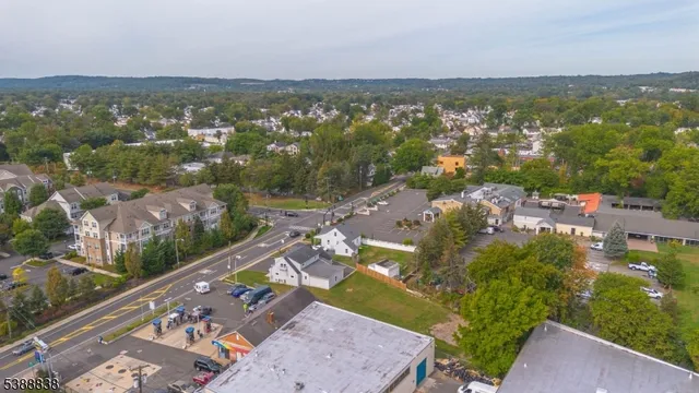 an aerial view of residential building with outdoor space