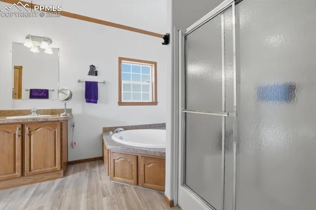 a view of a entryway door and hallway