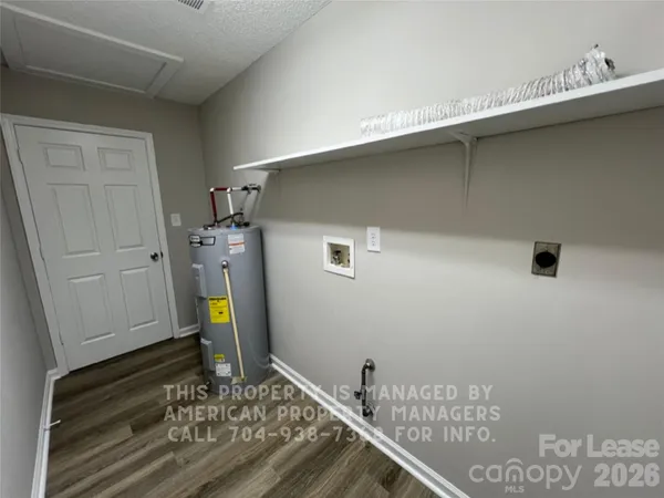 a view of water heater room