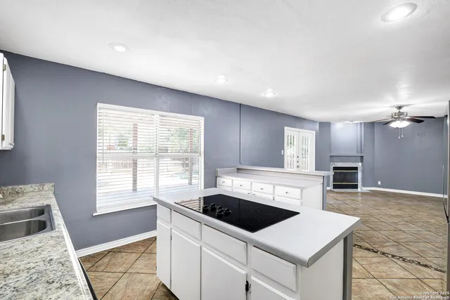 a bedroom with a bed and closet