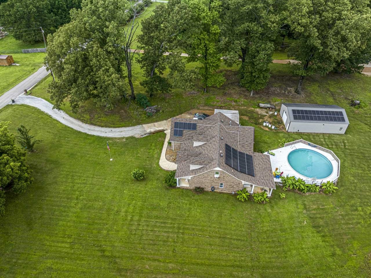 516 Egypt Road Munford, TN 38058 - Photo 8 of 40 an aerial view of a house