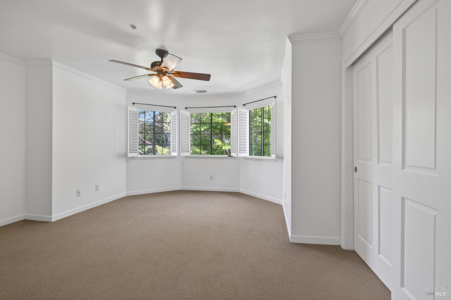 10 Lockton Lane Novato, CA 94945 - Photo 45 of 68 Additional bedroom with large window, closet storage, and flexible use for children, guests, or work-from-home needs.