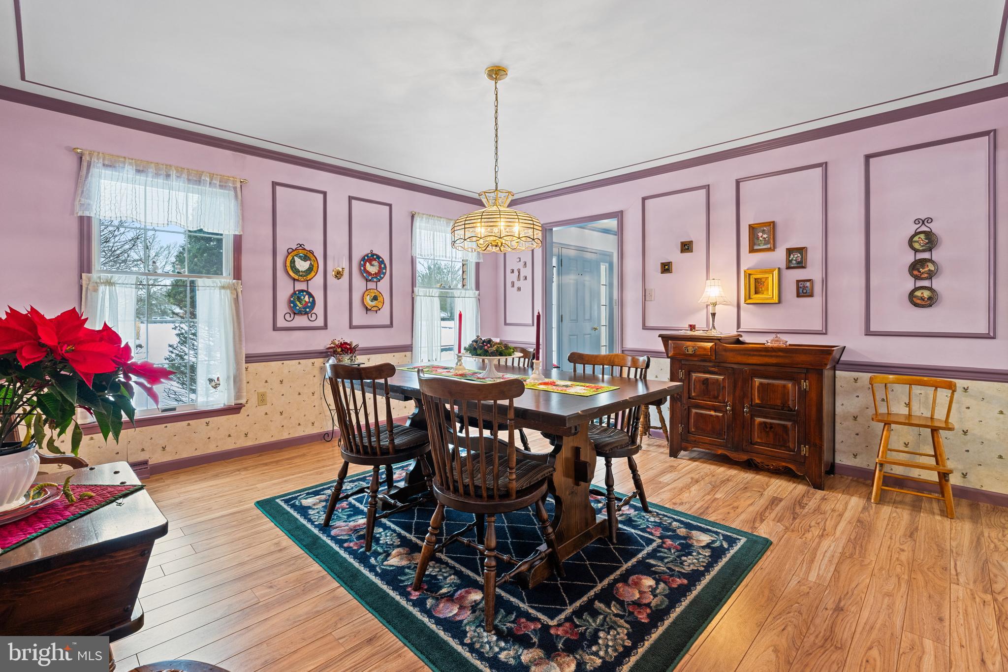 118 Middle Creek Road Gilbertsville, PA 19525 - Photo 17 of 108 a view of a dining room with furniture window and wooden floor