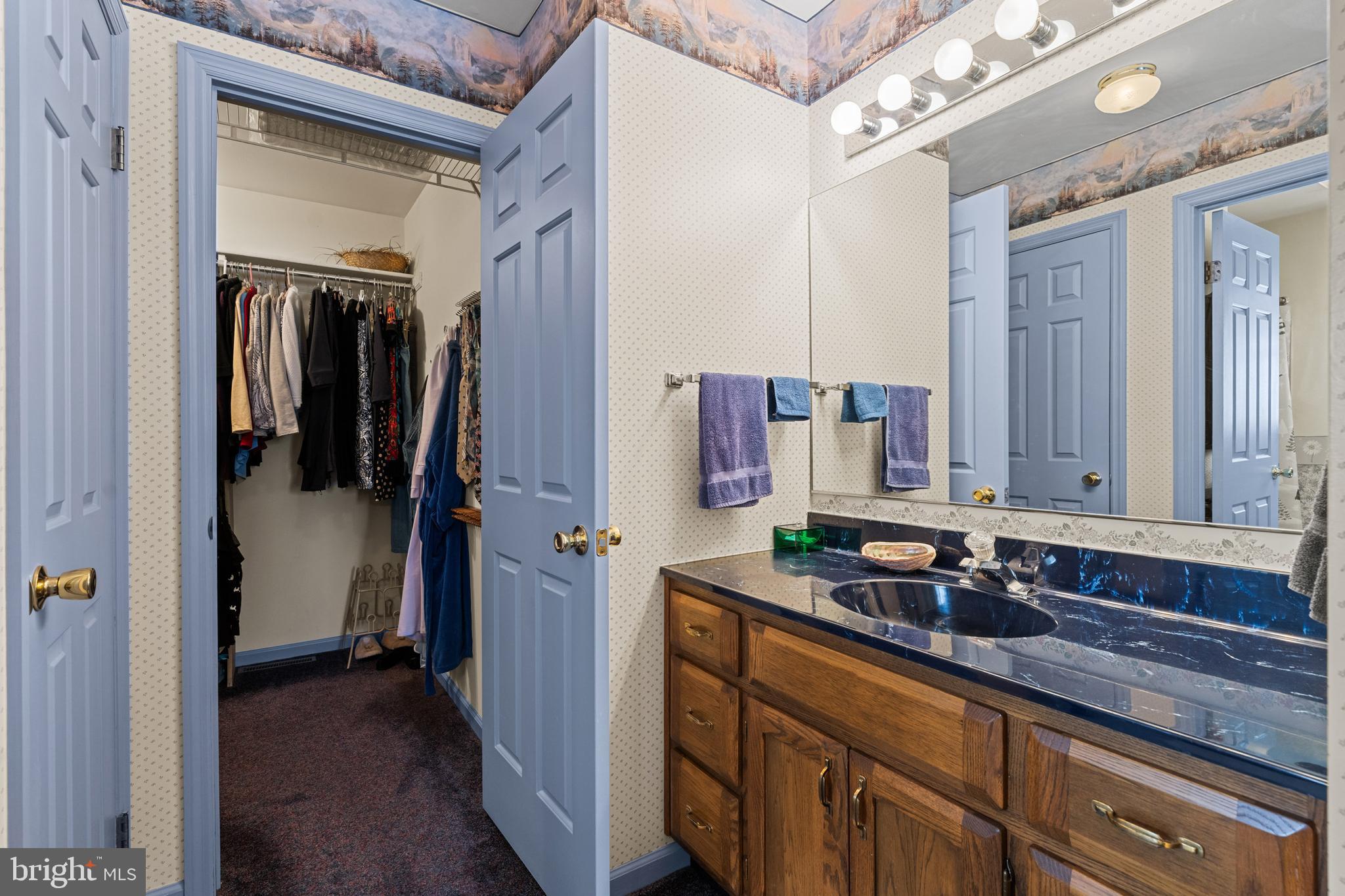 118 Middle Creek Road Gilbertsville, PA 19525 - Photo 43 of 108 a view of a bathroom with a sink and mirror