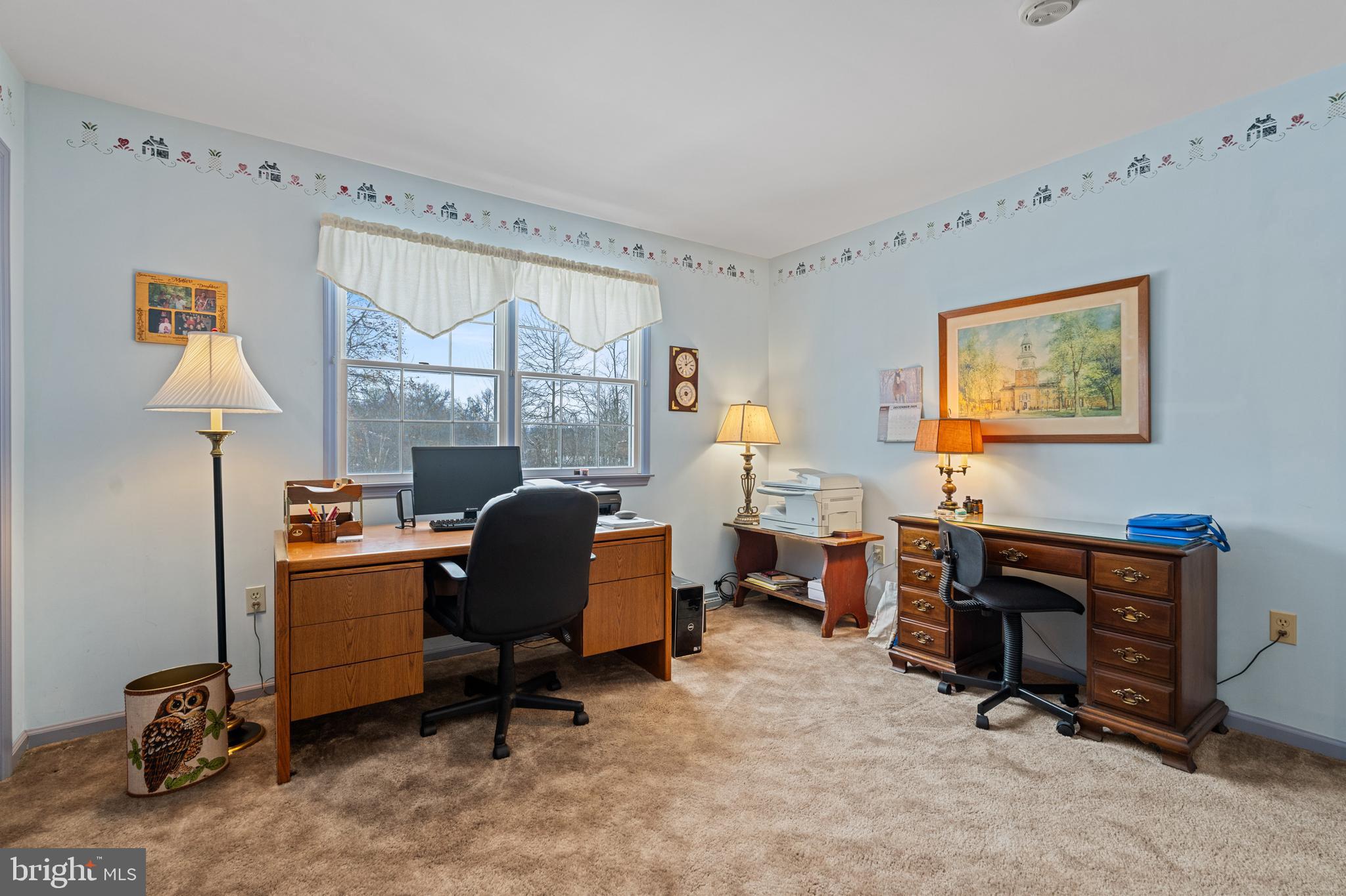 118 Middle Creek Road Gilbertsville, PA 19525 - Photo 47 of 108 a view of a workspace with furniture and a window