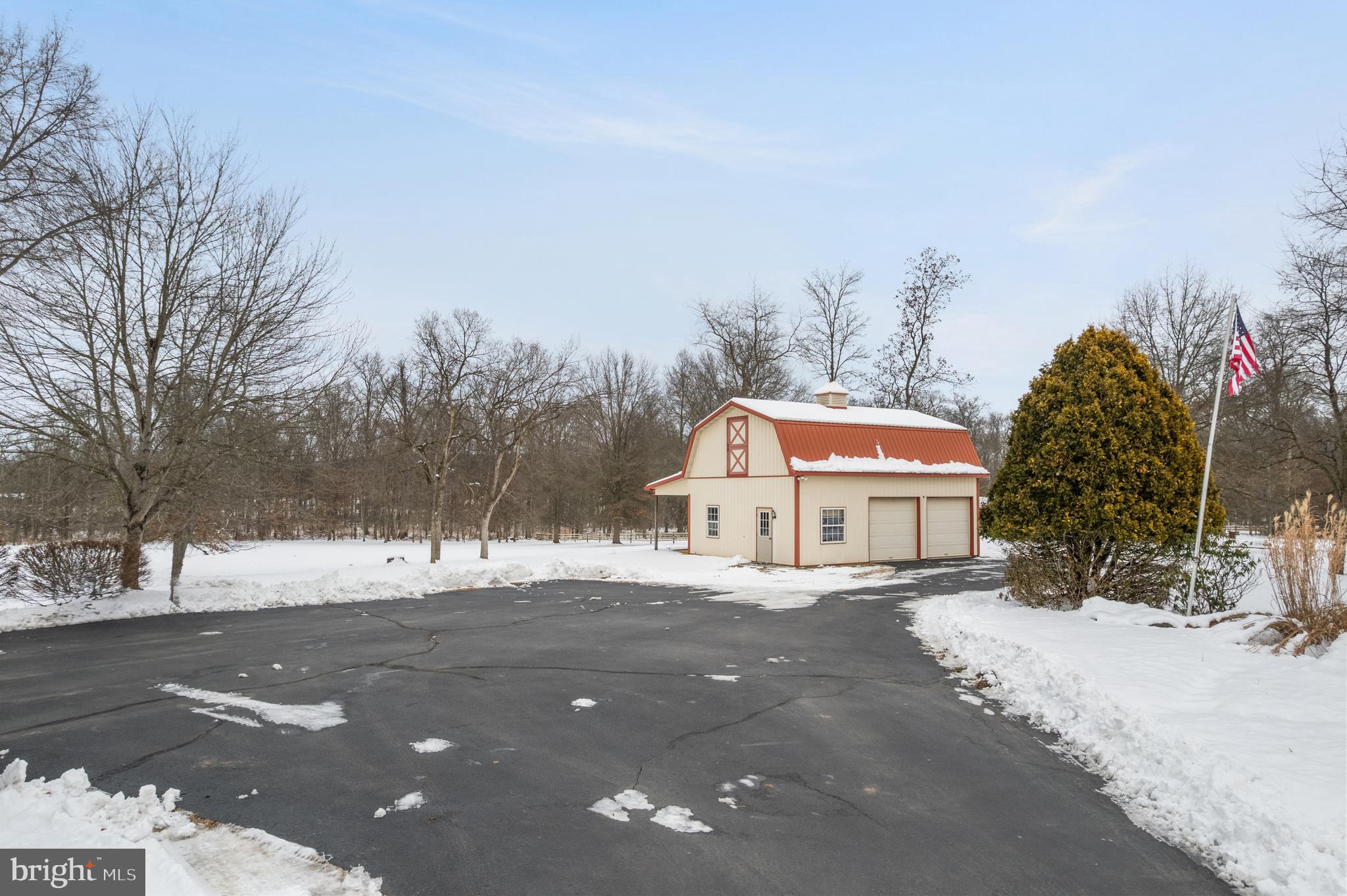 118 Middle Creek Road Gilbertsville, PA 19525 - Photo 63 of 108 a view of a house with a yard covered in snow