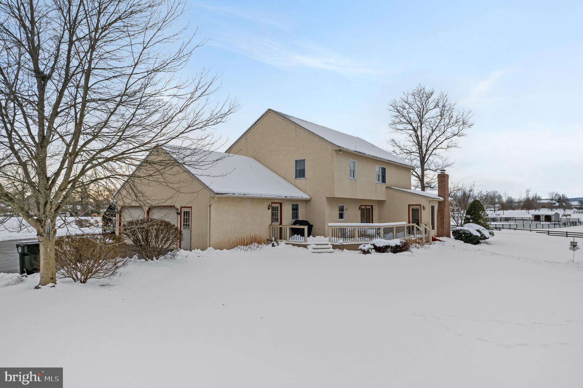 118 Middle Creek Road Gilbertsville, PA 19525 - Photo 83 of 108 a view of a house with a snow in snow