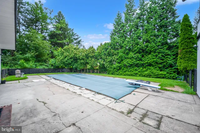 a view of a street with a trees