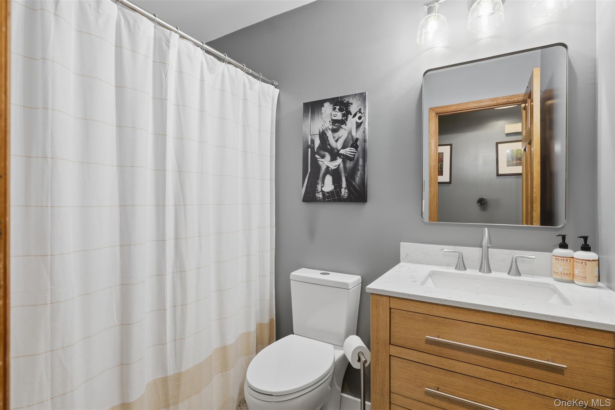 128 Sawmill Road Red Hook, NY 12571 - Photo 24 of 40 a bathroom with a toilet a sink and a mirror