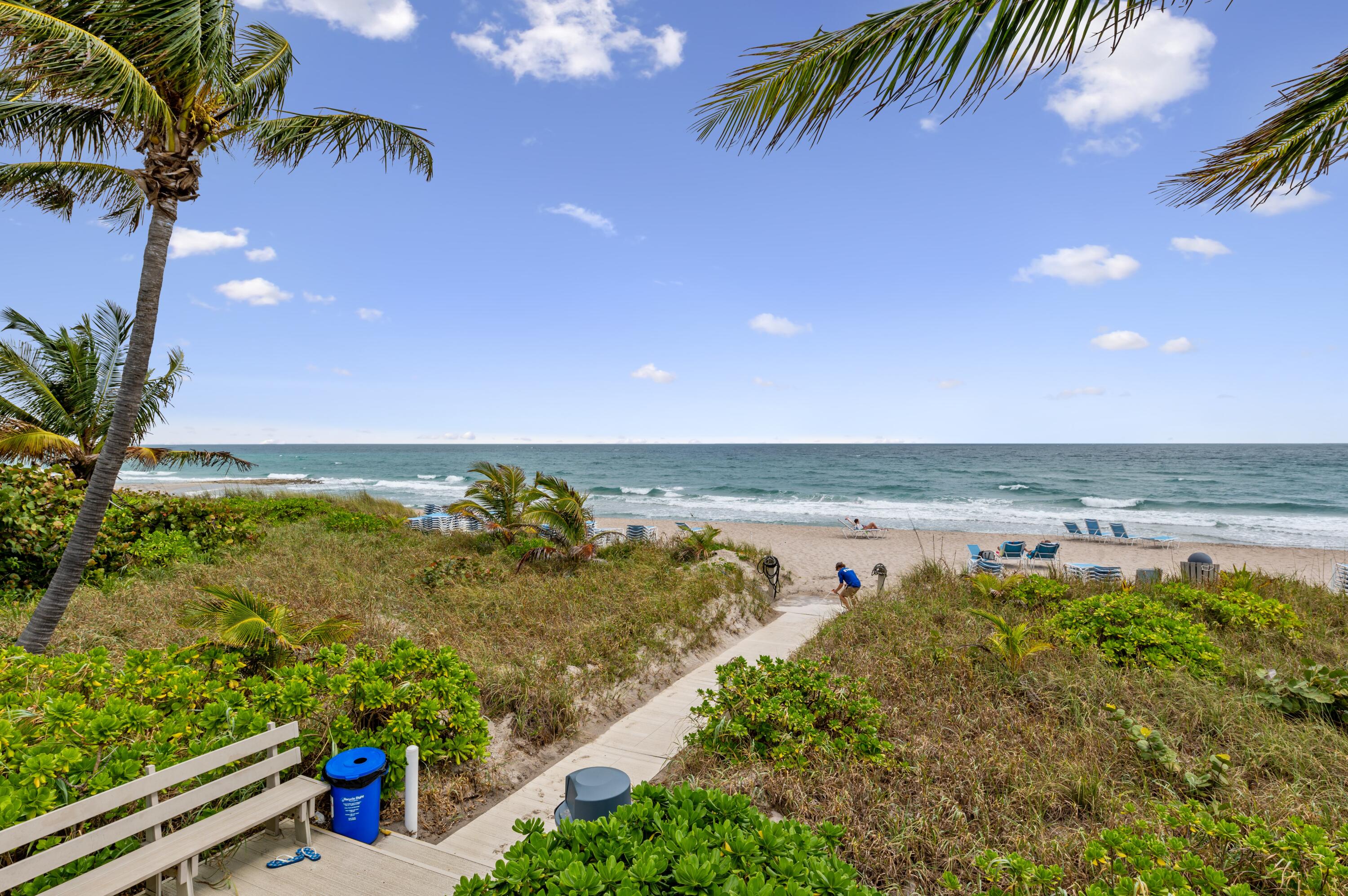4748 South Ocean Boulevard, Unit 802 Highland Beach, FL 33487 - Photo 18 of 27 a view of an ocean and a building