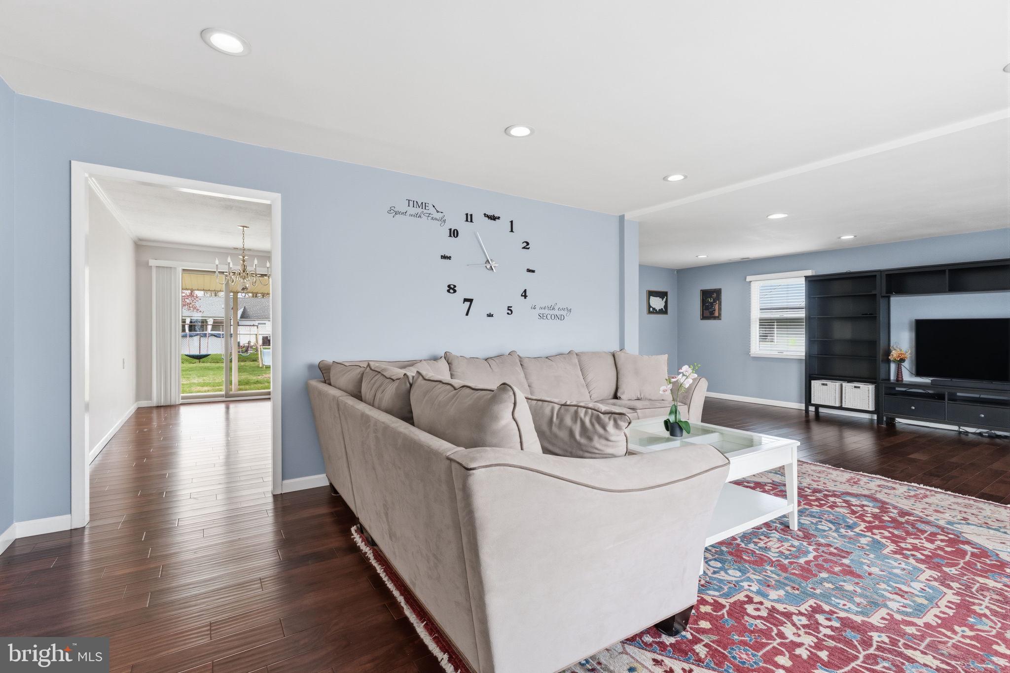 802 Eldridge Road Fairless Hills, PA 19030 - Photo 5 of 32 a living room with furniture and a flat screen tv