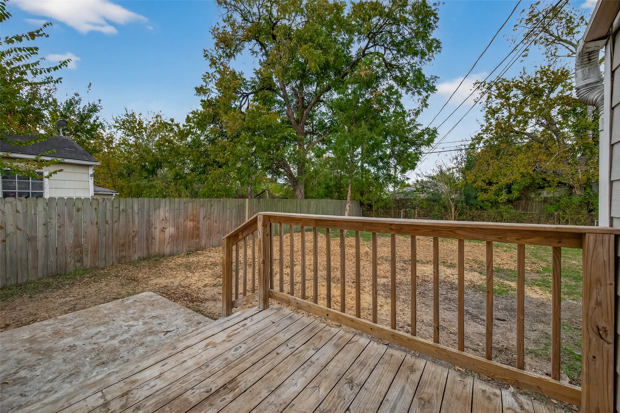 6615 Kernel Street Houston, TX 77087 - Photo 16 of 20 a view of wooden deck