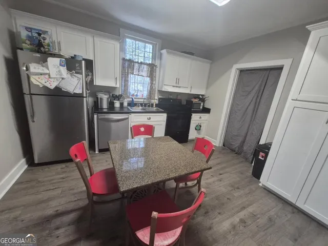 a room with storage and utility